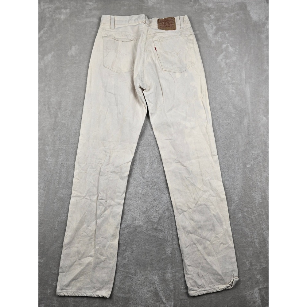 Vintage Levi's 501 Button Fly Jeans Men 32x34 Fit 30x33 USA Madee 80s Distressed